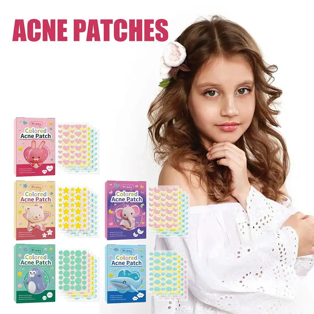 144PCS Star Pimple Patch Acne Colorful Invisible Acne Removal Skin Care Stickers Concealer Face Spot Beauty Makeup Tools Viralgem Store