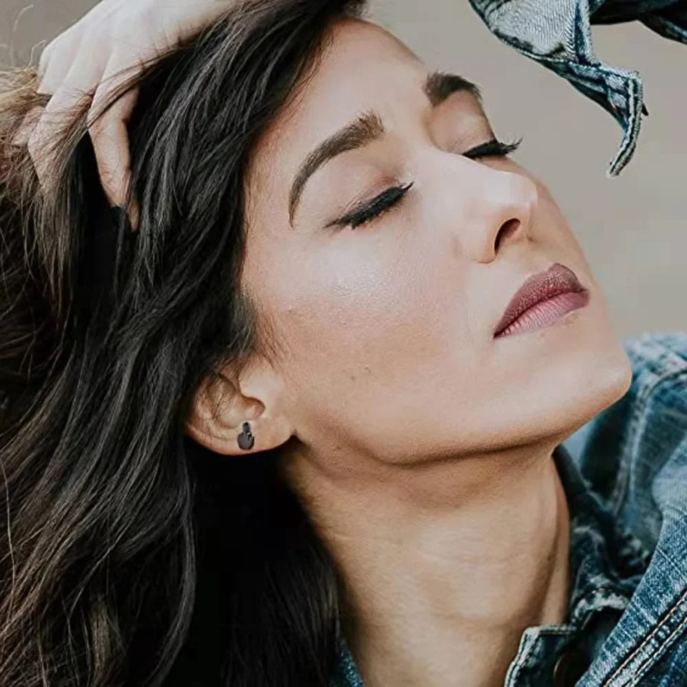 Vintage Punk Middle Finger Ear Studs Earrings for Men Women Unisex Fashion Cool Creative Personality Stud Earrings Jewelry Viralgem Store