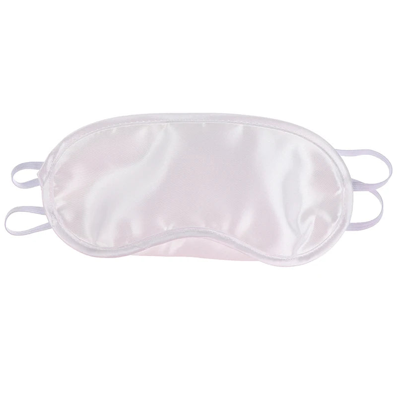 1PC Silk Eye Mask Eyeshade Cover Shade Soft Blindfold Travel Eyepatch Natural Sleeping Eye Patch Sleep Mask Women Men