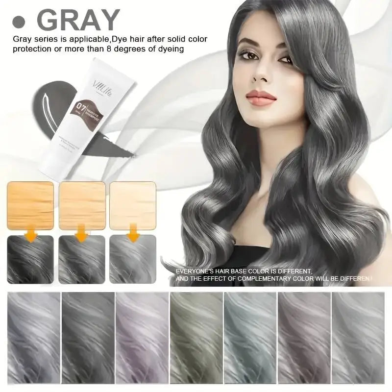 Unisex Hair Dye Permanent Styling Hair Color Wax Shampoo Fashion No Damage Quick Coloring Lasting Professional Hairs Dyeing Crea Viralgem Store