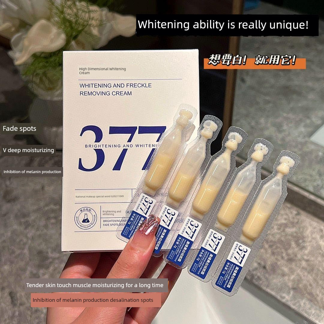 377 Whitening and Freckle Removing Essence Oil Nicotinamide VC Anti-Oxidation Anti-Yellow Brightening Cream Official Flagship Store