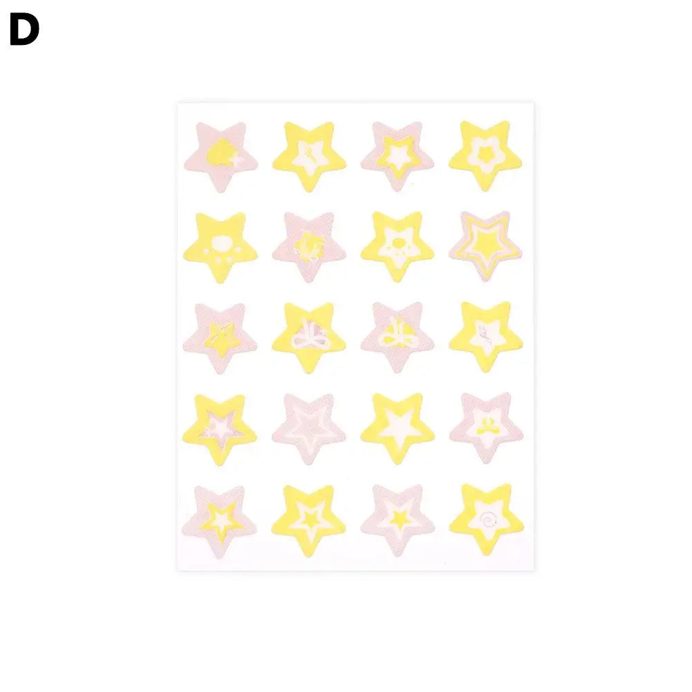 1PC Colorful Star Shaped PE Pimple Patches Acne Invisible Removal Skin Care Stickers Concealer Face Spot Beauty Makeup Tools