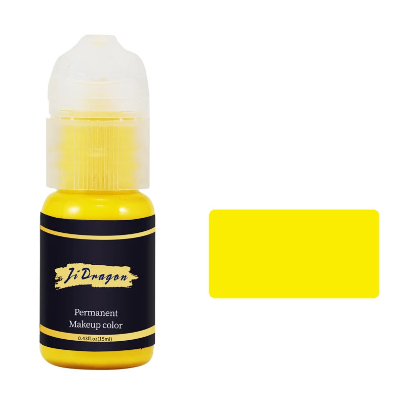 15ml Tattoo ink Pigment Color Paint Set Mix Permanent Makeup Microblading Eyebrow Lip Eyeliner SMP Beauty PMU Body Art Supplies