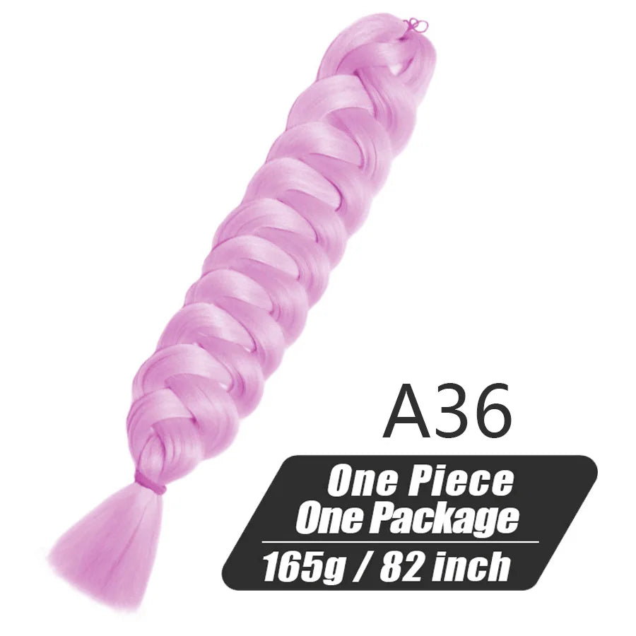 Xpression Crochet Hair Jumbo Braids Hair Kanekalon Expression Hair for Braids Synthetic Braiding Hair Extensions For Women