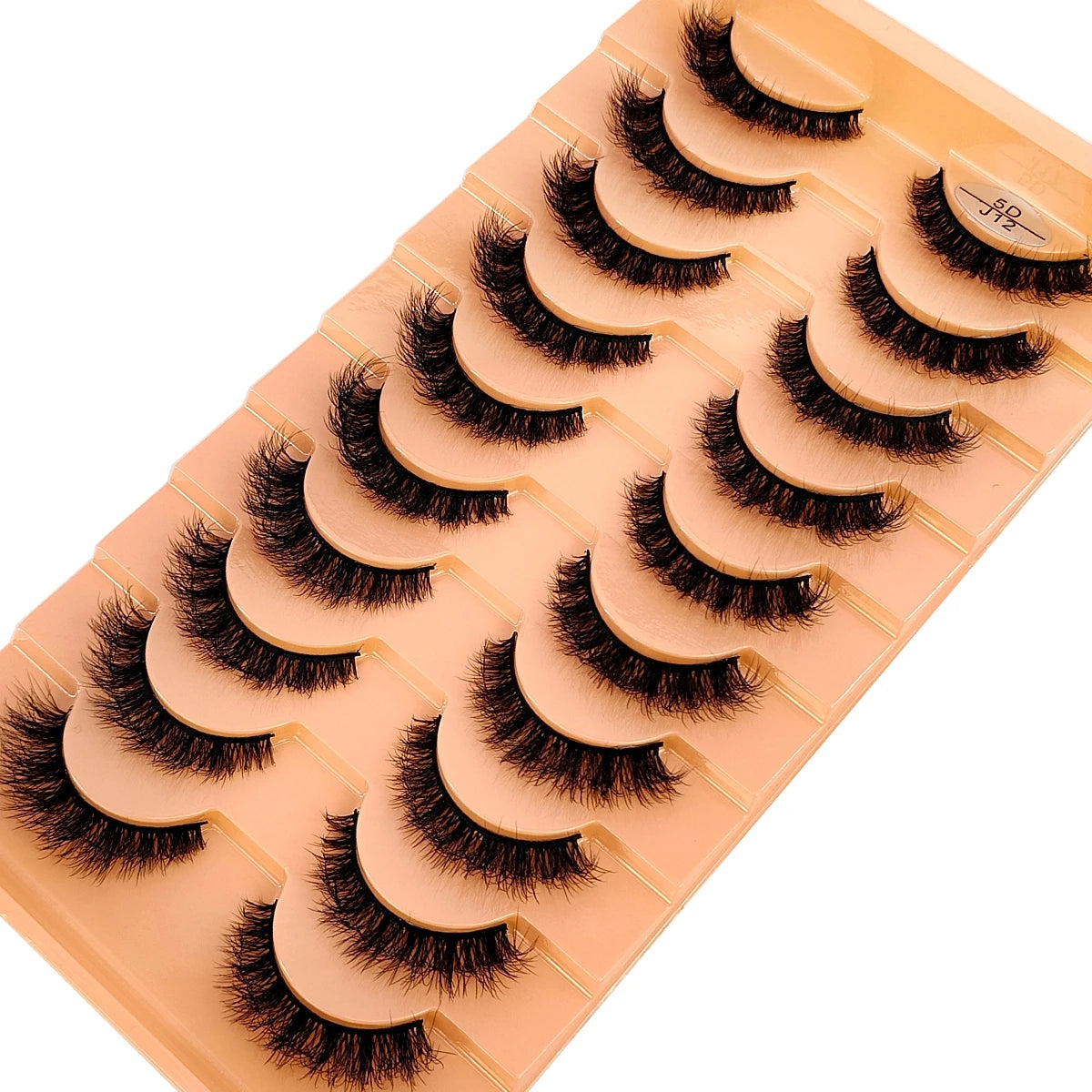 10 Pairs 3D Faux Mink Lashes Fluffy Soft Beauty Wispy Natural Short False Eyelashes Curly lashes Makeup Classic Thick eyelashes