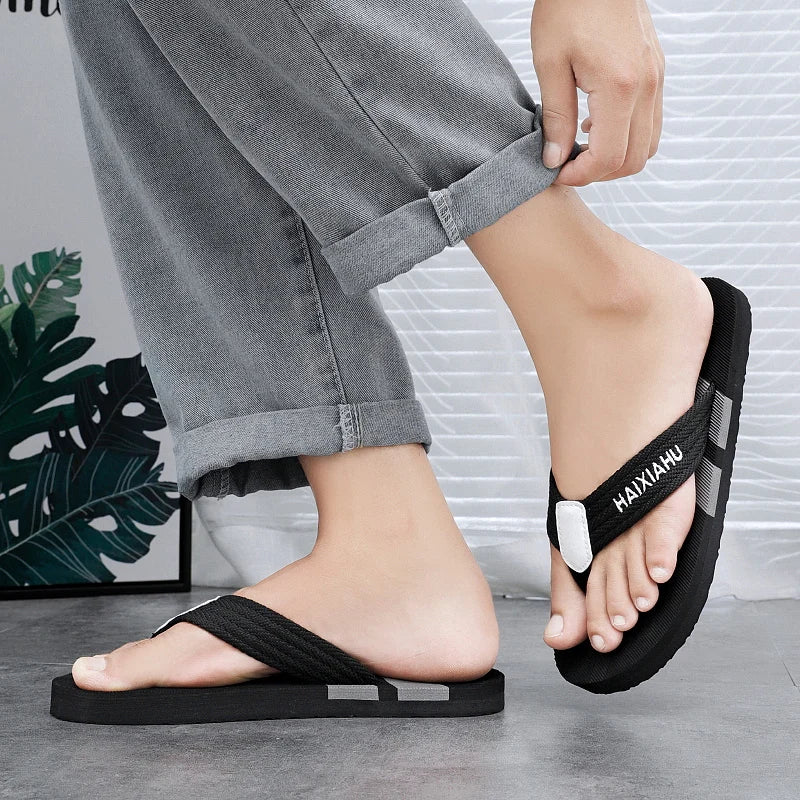 2024 new summer men's ultra-light EVA sole fashion comfortable sandals flip-flops