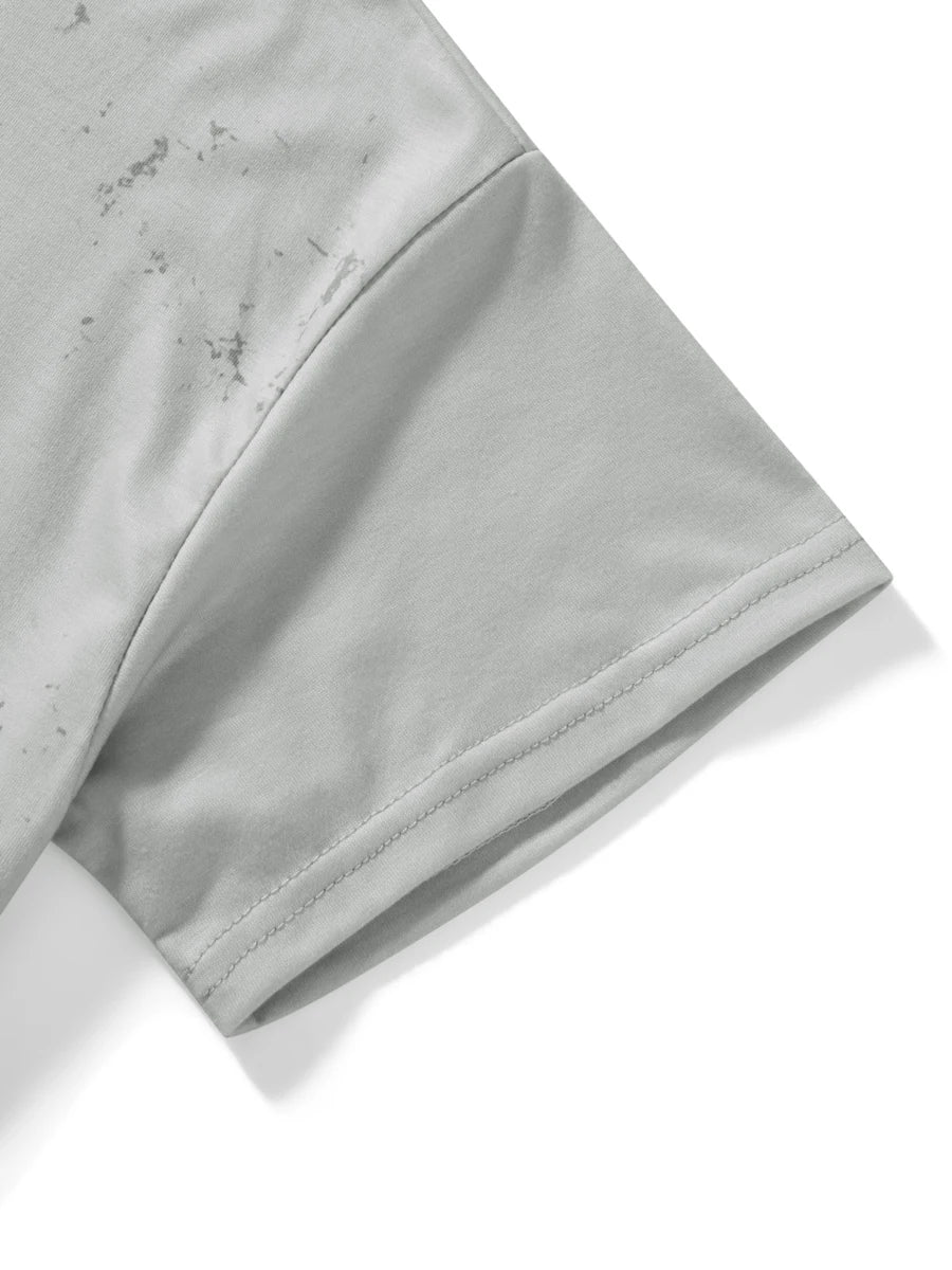 y2k Grunge Crop Top Women Summer Gothic Star Print Round Neck Short Sleeve T Shirt 2000s Cybercore Clothes Streetwear