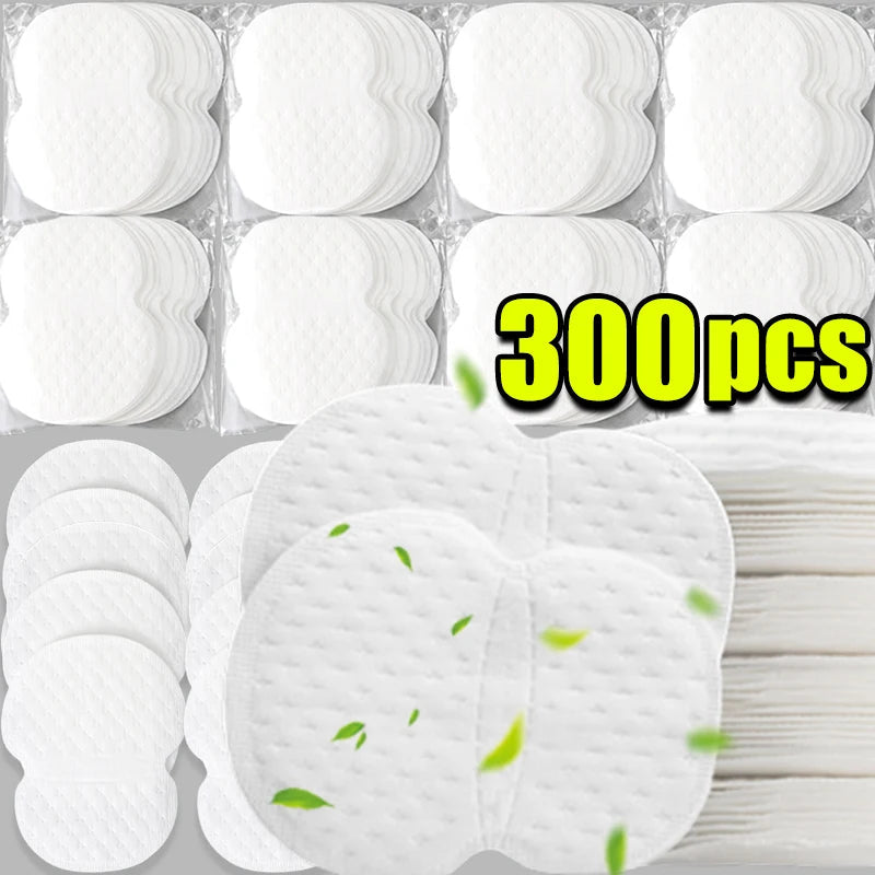 10/300pcs Unisex Summer Sweat Pads Deodorants Underarm Anti Perspiration Sweat Pads Disposable Armpit Absorb Useful Shield Pads Viralgem Store