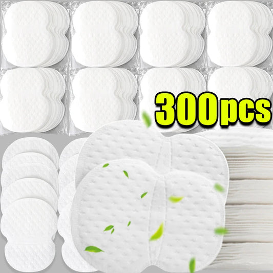 10/300pcs Unisex Summer Sweat Pads Deodorants Underarm Anti Perspiration Sweat Pads Disposable Armpit Absorb Useful Shield Pads Viralgem Store