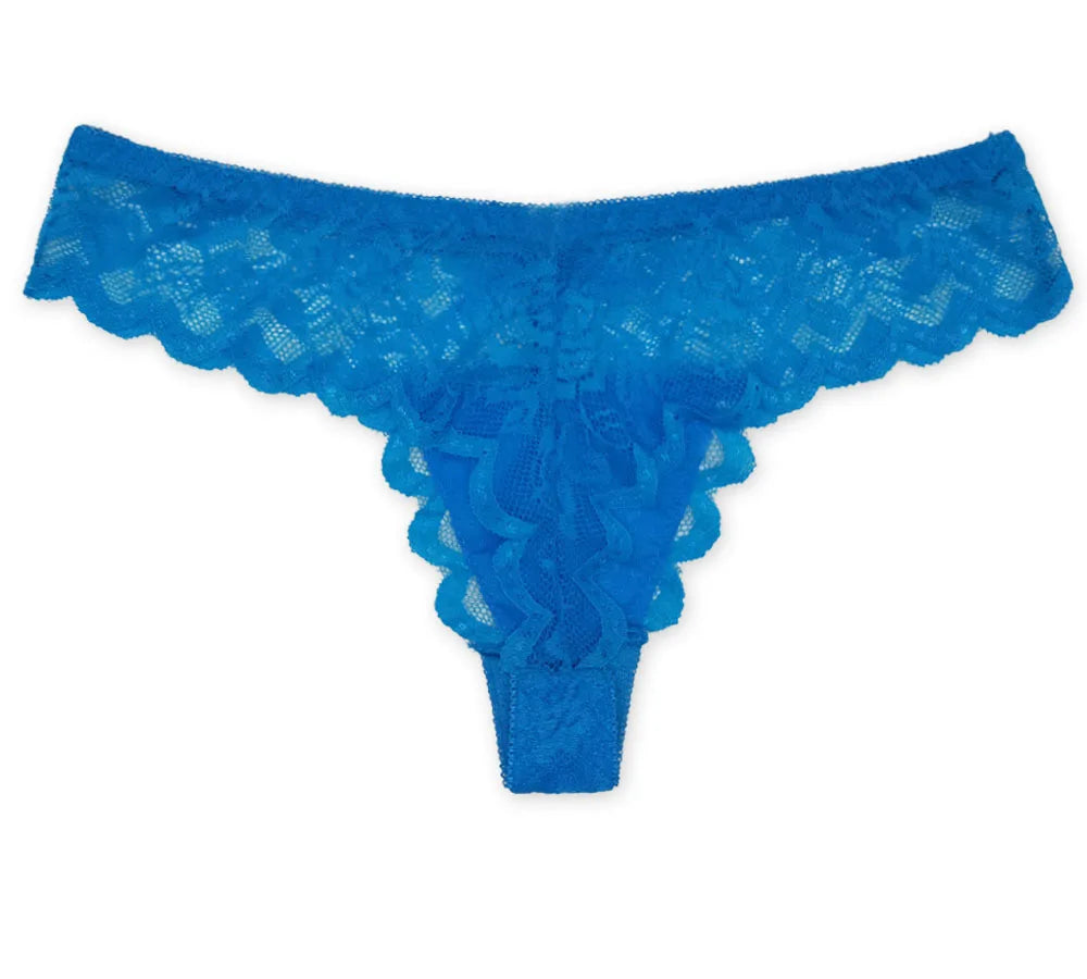 5 PCS/Set Sexy Lace Thong Women Low Waist Panties Transparent Underwear Ladies Lingere Panty Underware Womens G String 87169 Viralgem Store