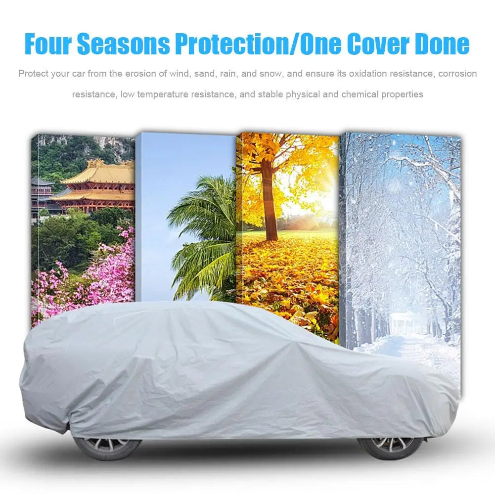 Universal Car Cover UV Protection Sun Cover Sunshade Waterproof Dustproof For Sedan Scratch-Resistant Sedan Suit SUV Car
