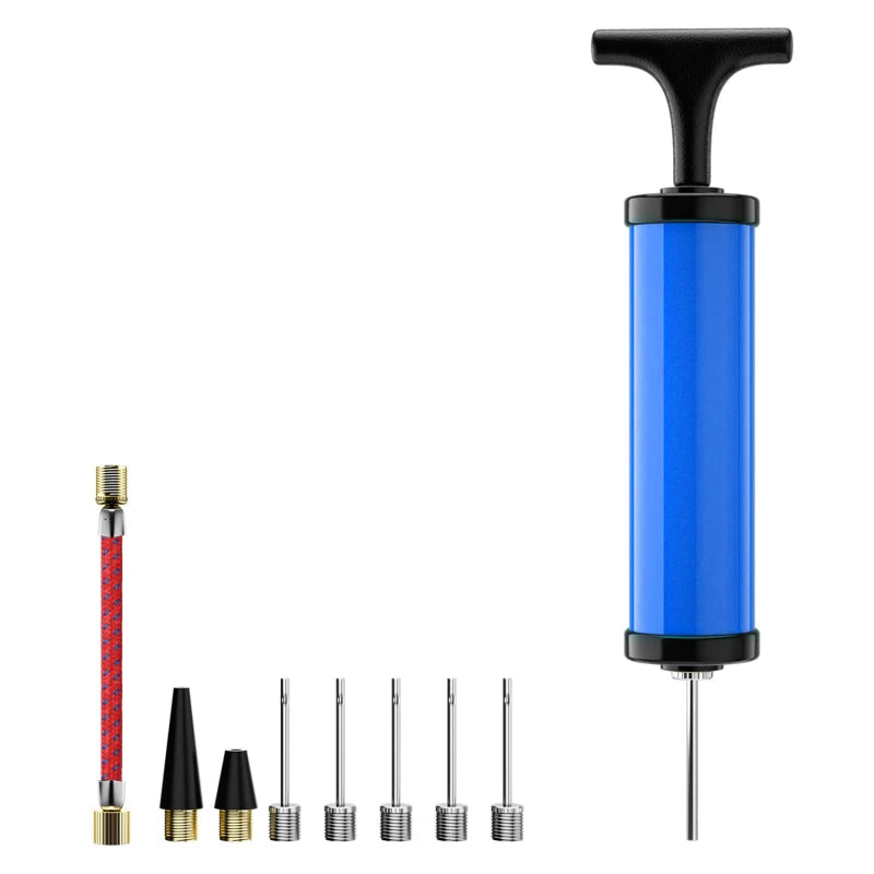 7/9pcs/set Flexible Hose Volleyball Football Basketball With Needle Hand Air Pump 8inch Durable Balloon Ball Inflator Portable Viralgem Store