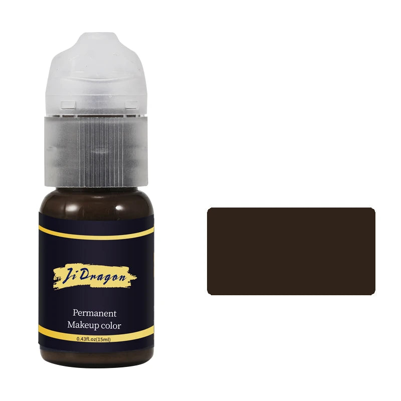 15ml Tattoo ink Pigment Color Paint Set Mix Permanent Makeup Microblading Eyebrow Lip Eyeliner SMP Beauty PMU Body Art Supplies