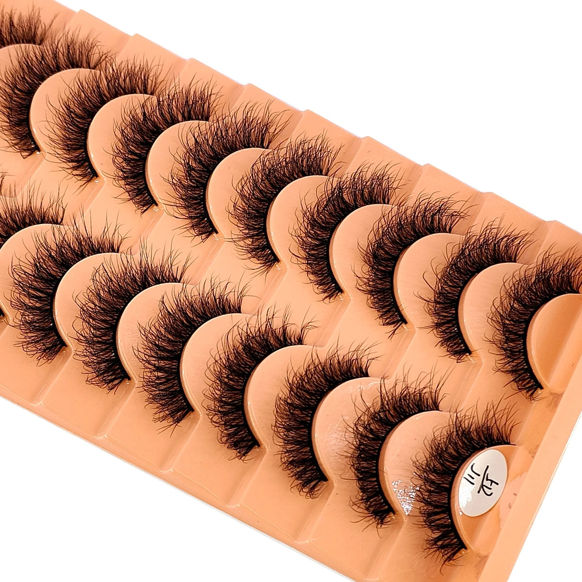 10 Pairs 3D Faux Mink Lashes Fluffy Soft Beauty Wispy Natural Short False Eyelashes Curly lashes Makeup Classic Thick eyelashes