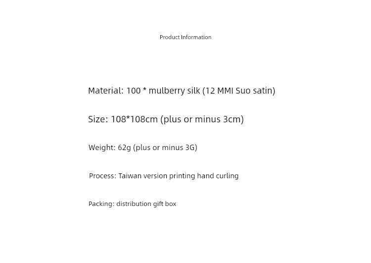 Vincent Van Gogh's Oil Painting Series Large Kerchief Middle-Aged Gift Real Silk Viralgem Store