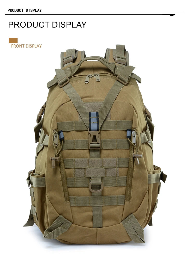 25L 900D Nylon Waterproof Backpack Outdoor Military Rucksacks Tactical Sports Camping Hiking Trekking Fishing Hunting Bag