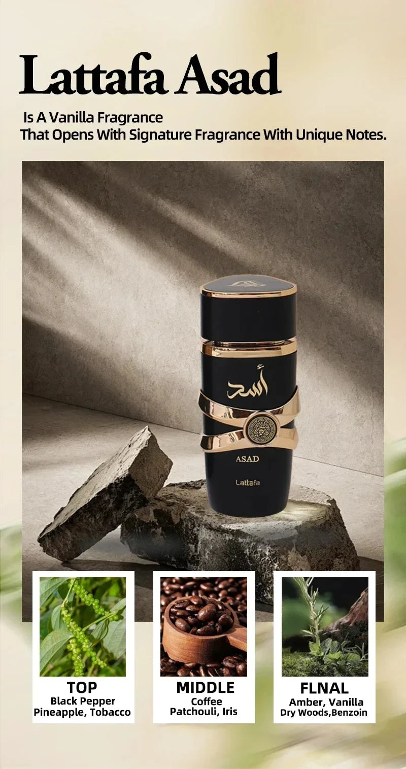 100ml Original Yara Lattafa Women Perfume Arabian Body Neutral Wood Luxury Men Perfumes Long-Lasting Pheromone Fresh Fragrance