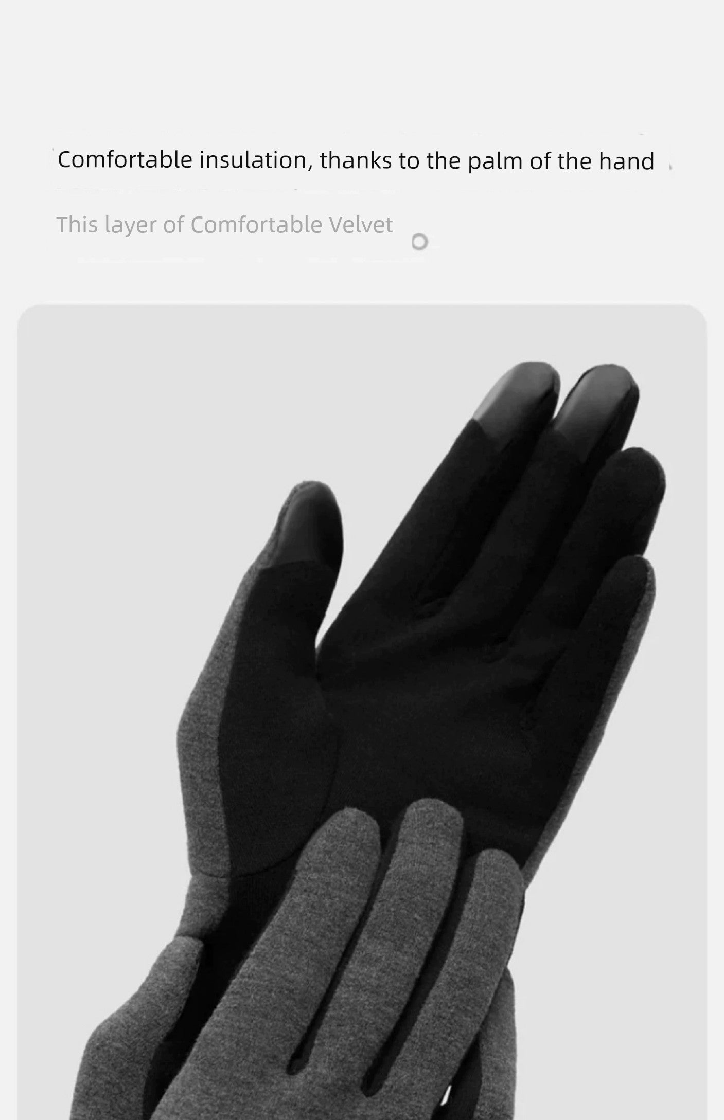 [Same Style as Zhou Dongyu] Banana Inner Hot Leather 301 + Gloves Touch Screen Cycling Skiing Outdoor Keep Warm Men and Women Winter Viralgem Store