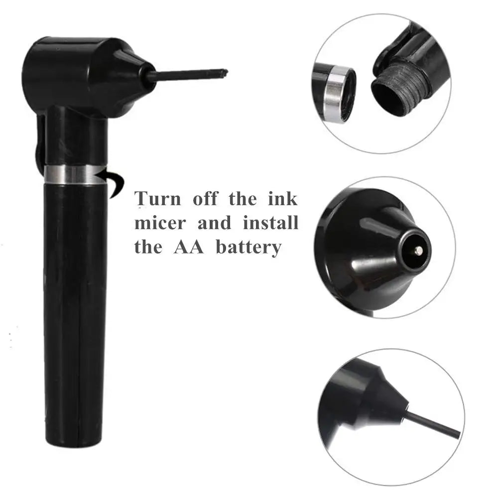 50pcs, Ink Mixer Machine Kit, Pigment Mixer Machine with Mixing Sticks Eyebrow Color Makeup Ink Pigment Electric Agitator Machin Viralgem Store