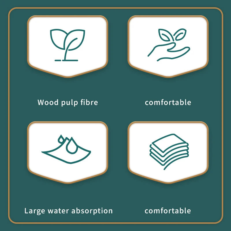 6 Packs Extractable Toilet Paper 5 Layers Thickened Wettable Facial Tissue Kitchen Napkins Handkerchiefs Disposable Tissue Paper