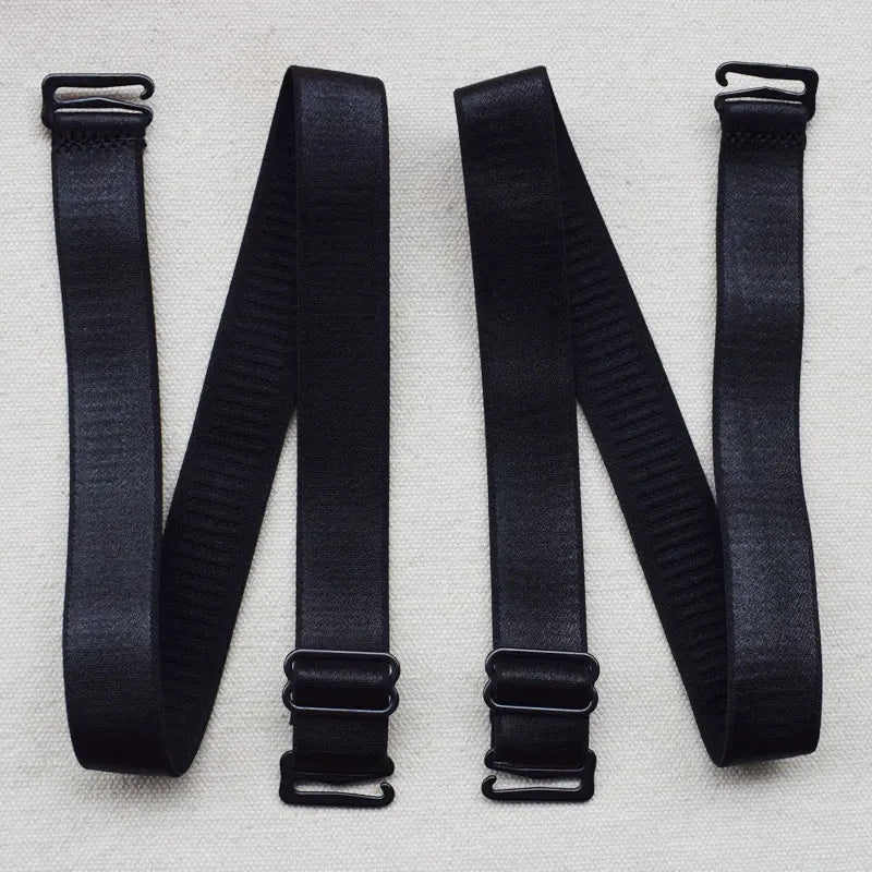 45cm Shoulder Bra Straps Replacement 15mm 18mm Width Elastic Adjustable Removable Multi Color for Women Double Shoulder Elastic