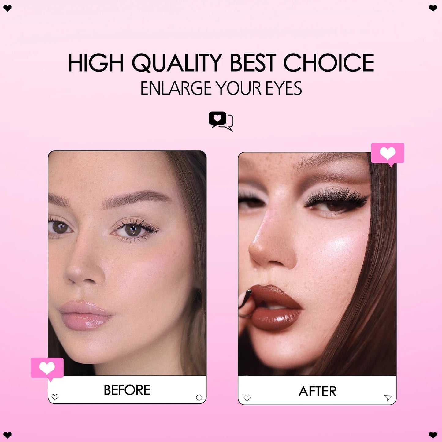 WOSHEER Fluffy Lash Clusters Kit 100D Thick Eyelash Clusters Wispy Individual Lashes 8-18mm Cluster Eyelash Extension Viralgem Store