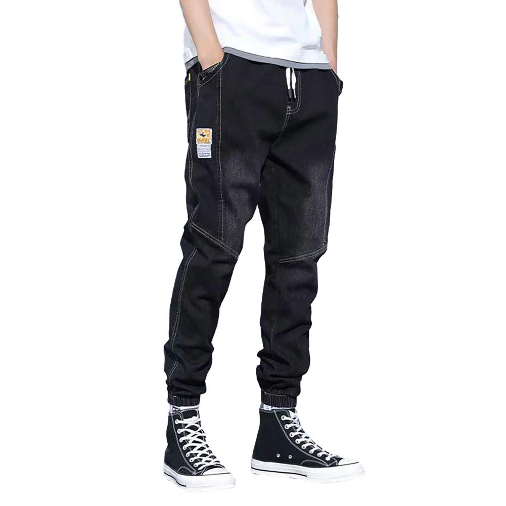 2023 Spring Summer Cotton Jogger Pant Men Pants Harajuku Cargo Jeans Casual Harem Denim Korean Hip Hop Sweatpants Male Trousers