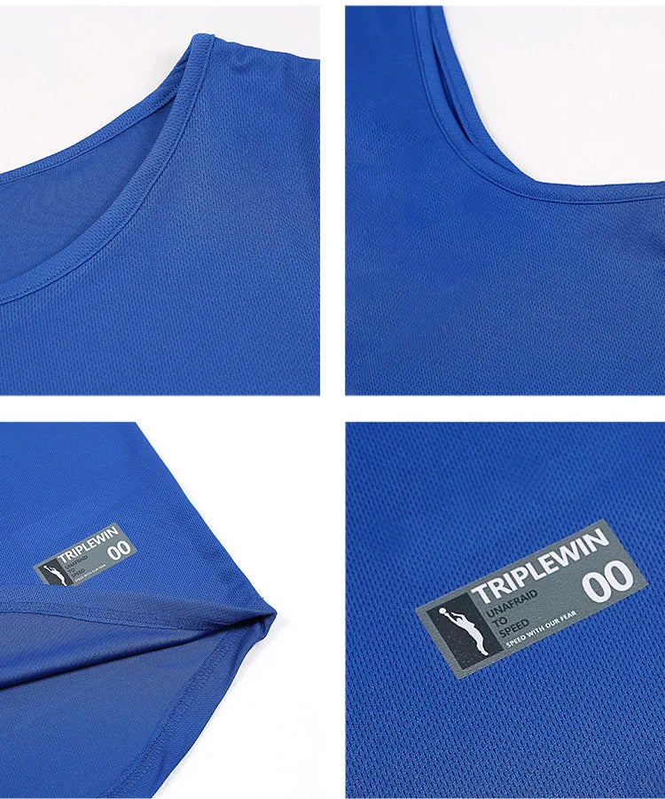 Adult Men Women Running Outdoor Shirts Tight Gym Tank Top Fitness Sleeveless T-shirts Sport Exercise Basketball Vest Clothes z03