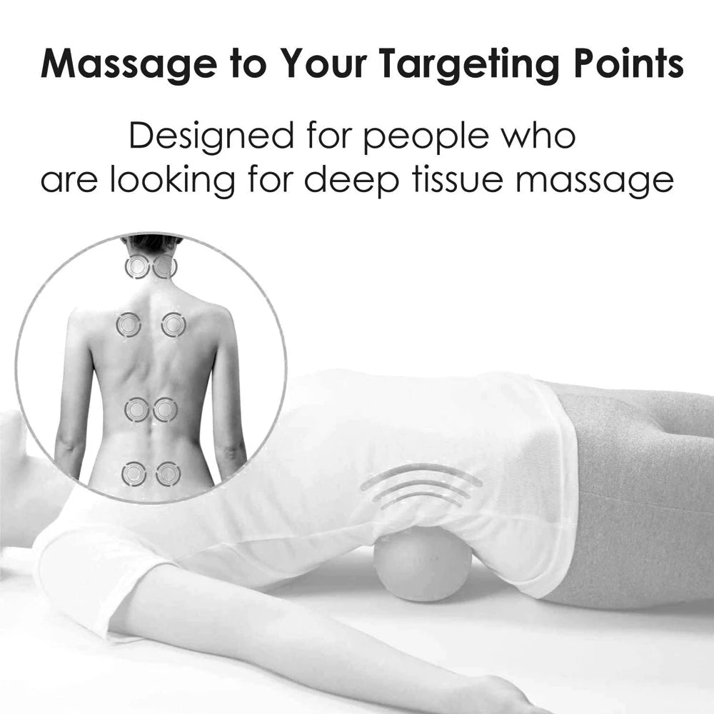 1Pc Peanut Massage Ball - Double Lacrosse Massage Ball & Mobility Ball for Physical Therapy for Trigger Point Therapy,Recovery