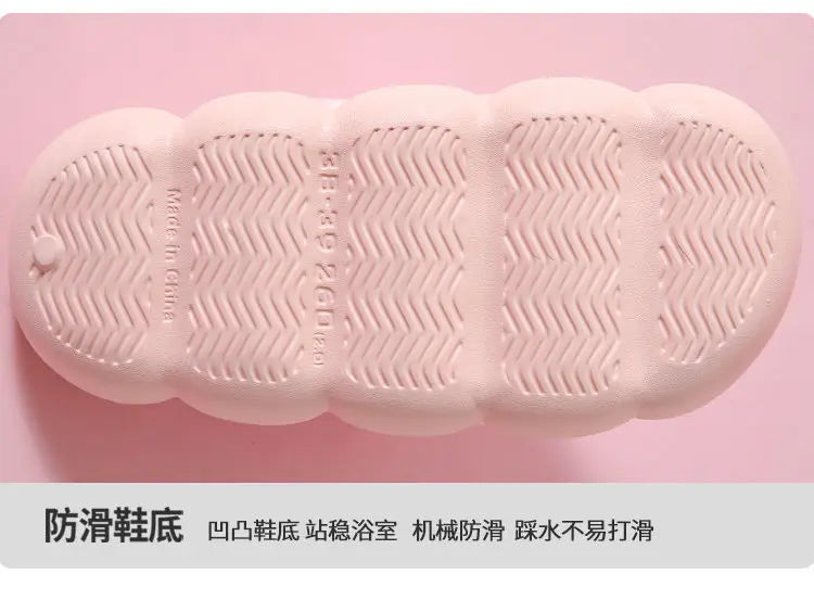 8 cm High platform fur slippers women's winter fluffy ear home shoes woman white bunny rabbit slippers woman house clog shoes