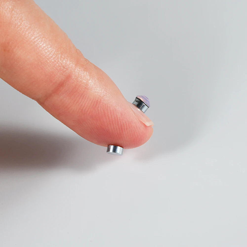 12PCS/Card Fake Cheater Non Pierced Magnet Ear Tragus Cartilage Lip Labret Stud Nose Ring  Jewelry Magnetic Earring Viralgem Store