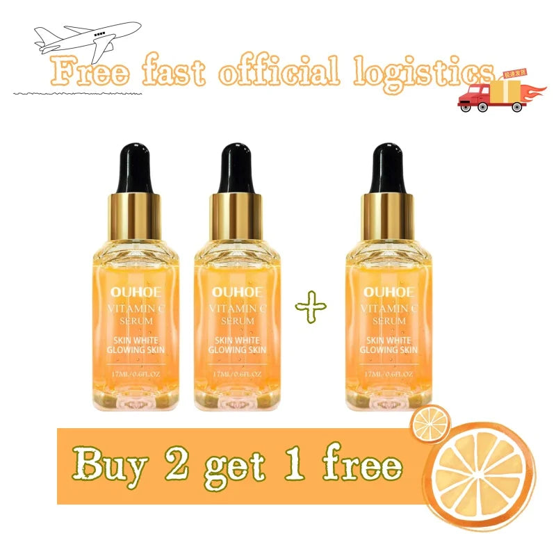 VC Whiten Glowing Skin Serums Moisturizing Repair Facial Roughness Enlarged Pores Antioxidant Cosmetics 1/3/5 pcs