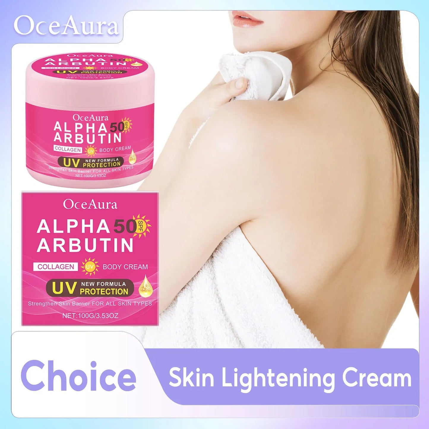 Alpha Arbutin Body Cream Repair Rough Dullness Anti Drying Body Moisturizer Uv Protection Reduce Melanin Skin Brightening Lotion Viralgem Store