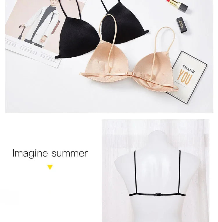 Thin Cup Sexy Seamless Push Up Bra Front Closure Underwear Female Brassiere Modis Lingerie Bras for Women Female Intimates
