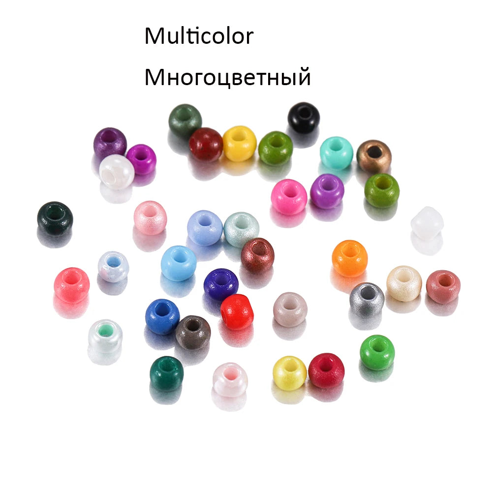 2mm Charm Glass beads Czech Glass Seed Beads Small Round Loose Bead For DIY Jewelry Making Earrings Bracelet