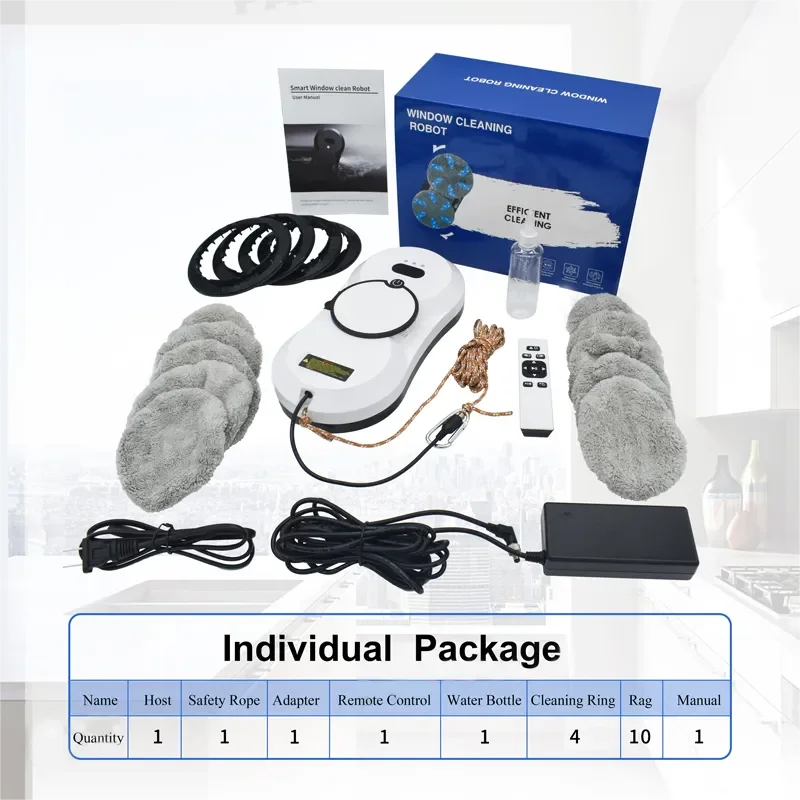 5600pa Window Cleaning Robot Household Intelligent Vacuum Remote Control Anti Fall Electric Window Washer Glass Cleaner Viralgem Store