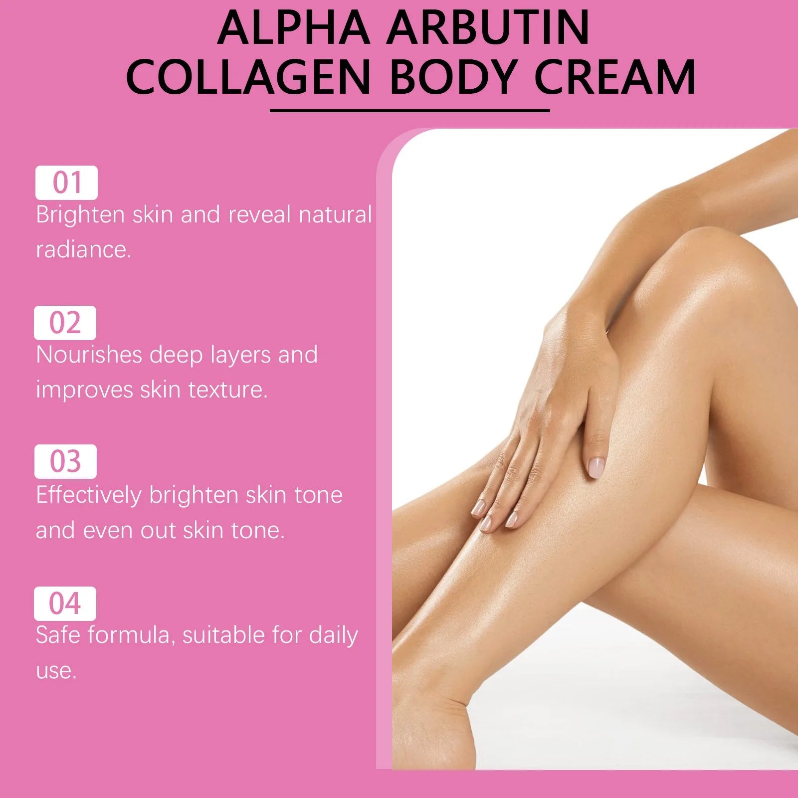 Alpha Arbutin Body Cream Repair Rough Dullness Anti Drying Body Moisturizer Uv Protection Reduce Melanin Skin Brightening Lotion Viralgem Store