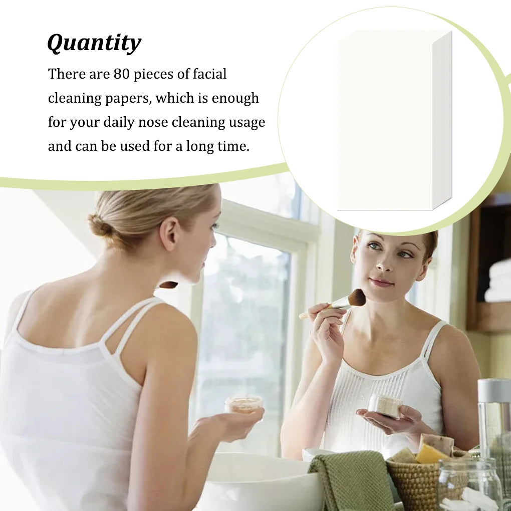 120 Pieces LANBENA Blackhead Remover Papers Face Pores Strips Pad Stickers Skin Care Accessories Skin tag Nose