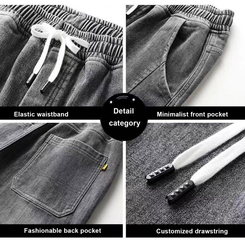 2023 Spring Summer Cotton Jogger Pant Men Pants Harajuku Cargo Jeans Casual Harem Denim Korean Hip Hop Sweatpants Male Trousers