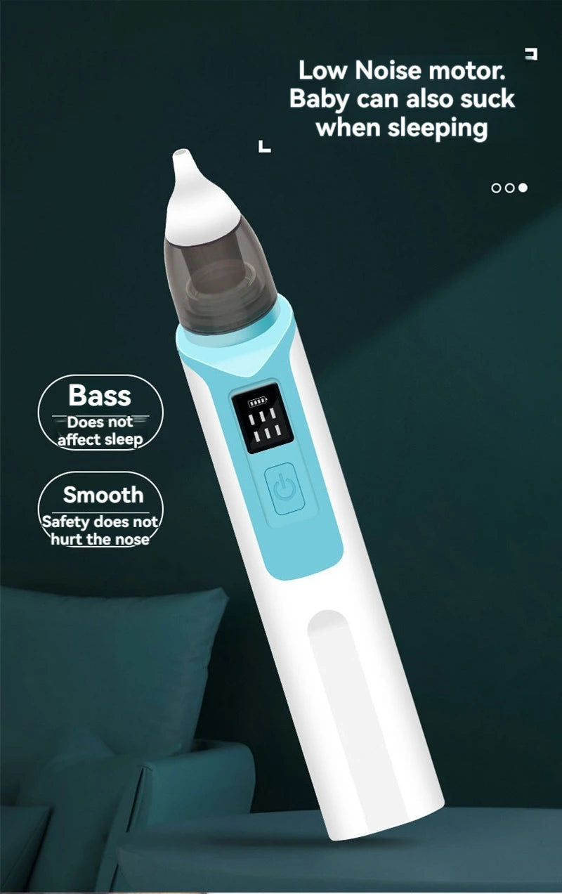 2024 New Pattern Baby Electric Nasal Aspirator Charging Version Newborn Baby Nasal Aspirator Suck Out Prevent Nasal Congestion Viralgem Store