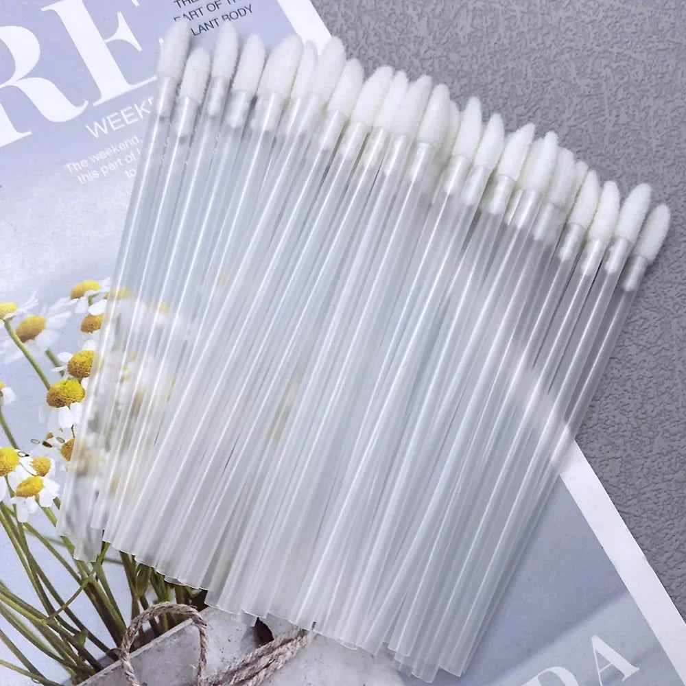50/1000 PCS Disposable Lip Brush Women Accessories Lipstick Gloss Wands Applicator Perfect Best Make Up Tool Hotting Wholesale