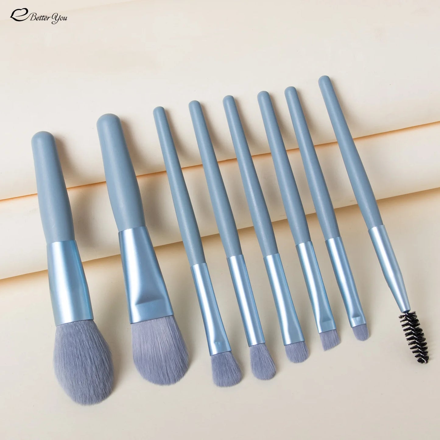 8Pcs Professional Makeup Brushes Set Cosmetic Powder Eye Shadow Foundation Blush Blending Concealer Beauty Make Up Tool Brushes