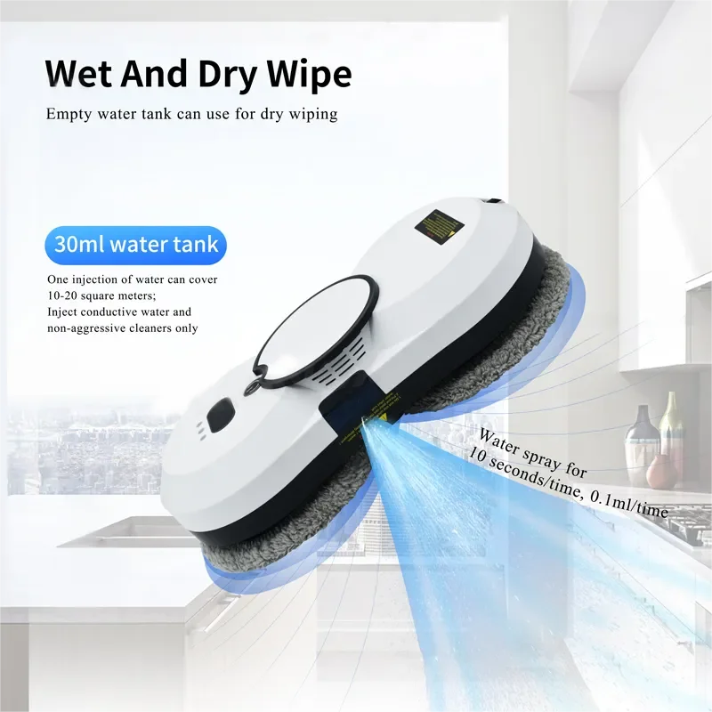 5600pa Window Cleaning Robot Household Intelligent Vacuum Remote Control Anti Fall Electric Window Washer Glass Cleaner Viralgem Store