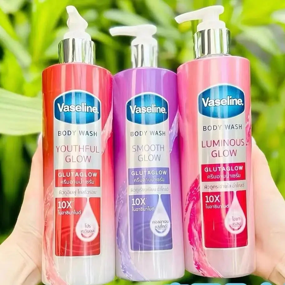Vaseline Body Wash Shower Gels 10X Glutamate Moisturizing Hydration Smooth & Delicate Whitening Body Wash Brightening Skin Care Viralgem Store