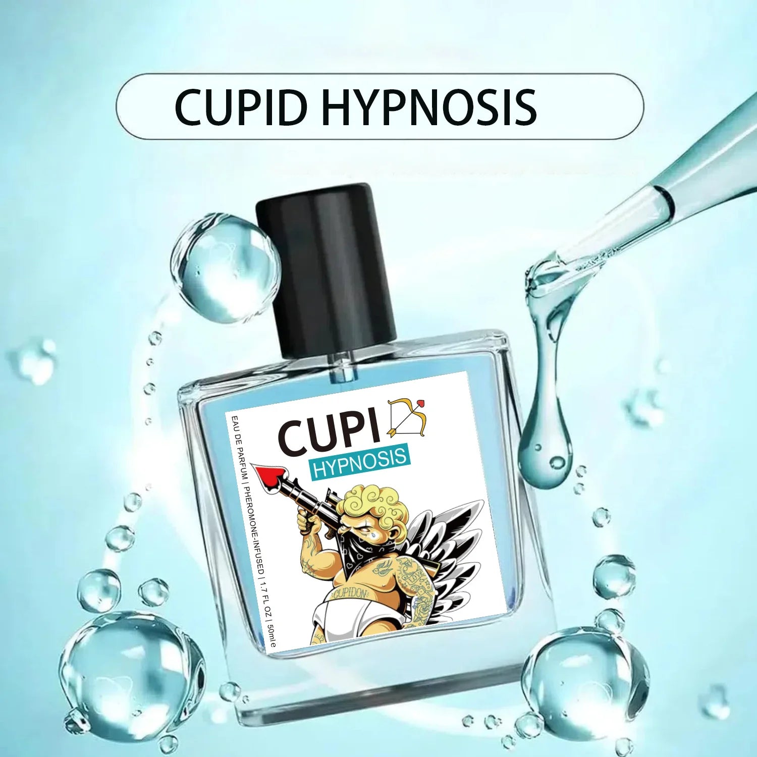 50ML Cupid Hypnosis Perfume Long Lasting Pheromone Fragrance Perfume Cologne for Men and Women Light  Cologne Fragrance Viralgem Store