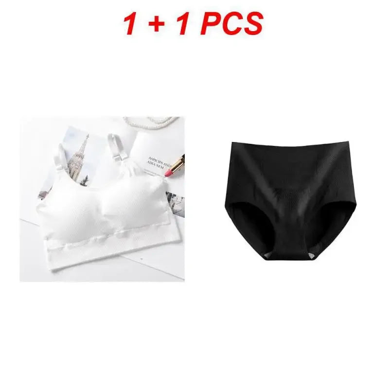 Sports Yoga Top Sexy Wireless Bralette Seamless Women Bra Padded Sleep Tops U-Shaped Back bra Breathable Crop Lingerie Underwear