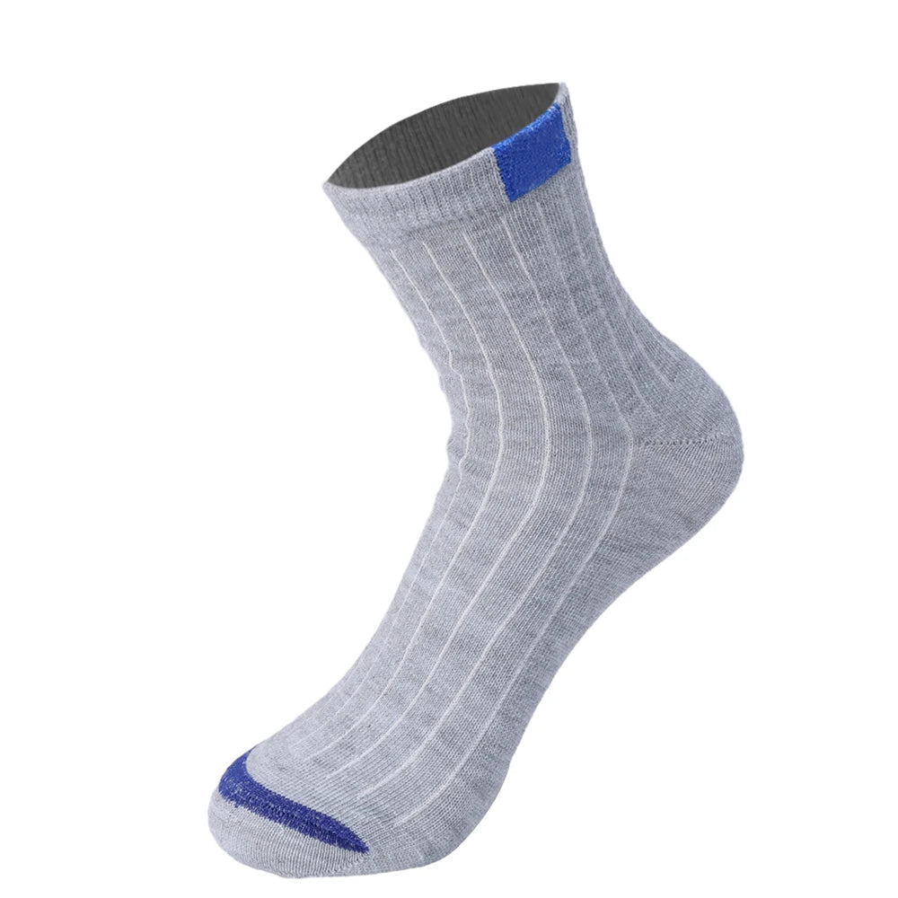 1/5pairs High Quality Men's Socks Casual Breathable Run Sports Socks Male Cotton Socks Winter Black Socks Men Large Size 38-45 Viralgem Store