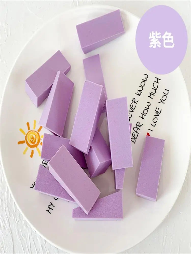 50 Pieces Makeup Sponge  For Face Curve Blending, Latex Free, Small Wedge Shaped Smooth Apply Beauty Sponge Applicator