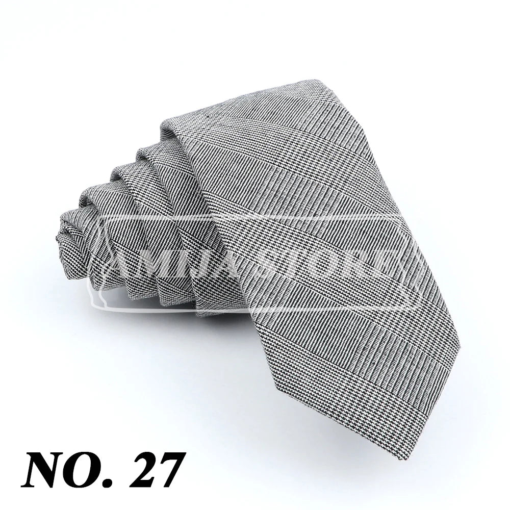 Wed Cotton Tie Solid Color Necktie For Man Woman Blue Pink Yellow Skinny Slim Ties Fashion Wedding Party Gifts Men Accessories