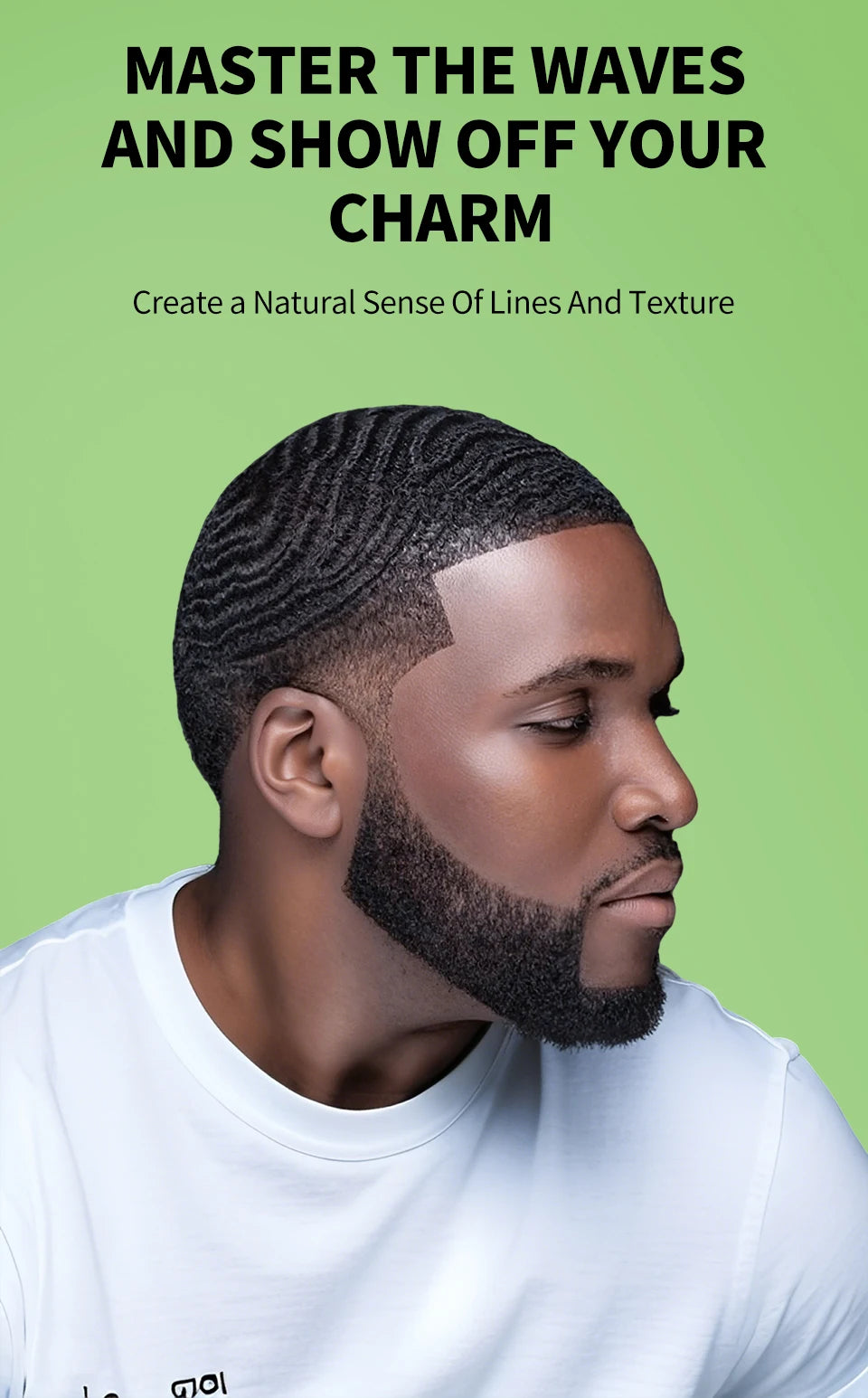 Wave Control Pomade Kit 360 Deep Wave Hair Gel Prevent hair breakage shampoo Sport Wavy Curly Hair Control Gel With Cap Kit Viralgem Store